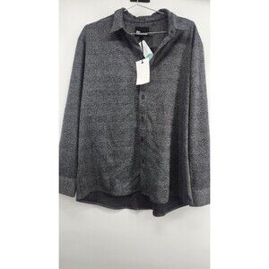 The Commons Men's Navy XXL Tall‎ Jacquard Knit Shirt NWT